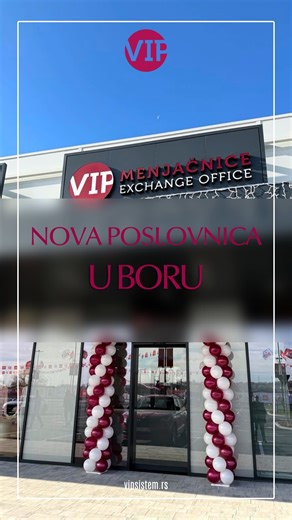 Danas je zvanično otvorena nova VIP menjačnica u okviru BIG centra u...
