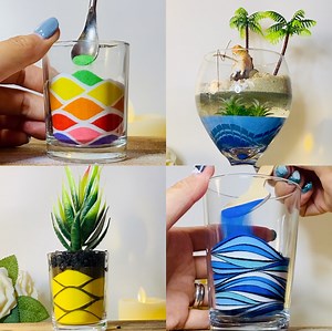 49K views · 837 reactions | Let's create some Glass Sand Art ! 朗 | Simple | Facebook
