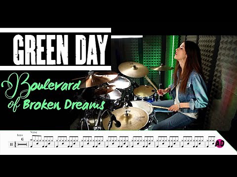 Boulevard of Broken Dreams - Green Day - Drum Cover (Drum Score)