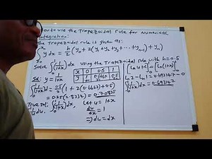 HOW TO USE THE TRAPEZOIDAL RULE FOR NUMERICAL INTEGRATION.