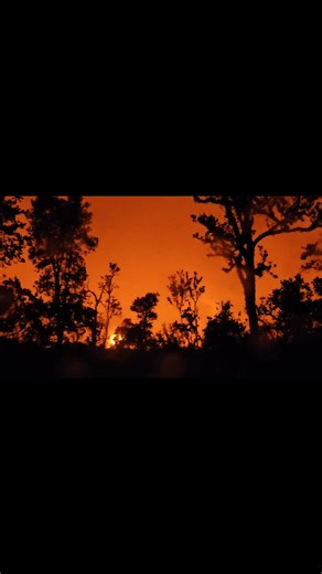 Almost to the summit...eruption still going. | Two Pineapples