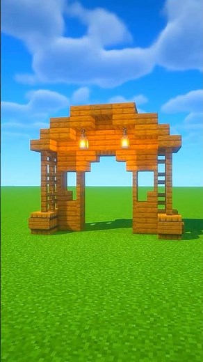 Minecraft Wooden Archway🪵