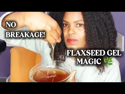 FLAXSEED GEL DETANGLING ROUTINE | SOFT, TANGLE-FREE HAIR