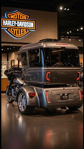 New 2026 Harley-Davidson® RV Camper Trike | Luxury Touring + Mobile Home on Wheels