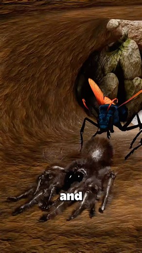 Wasps Actually Trap Spiders In Their Own Webs 😱🕷️