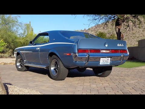 1970 American Motors AMC Mark Donohue Javelin SST in Blue & Ride on My Car Story with Lou Costabile
