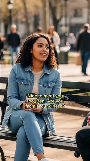 Starting a conversation with a stranger #englishconversation #englishforbeginners #english