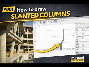 Revit Structural Tip | Create Slanted Columns Step by Step