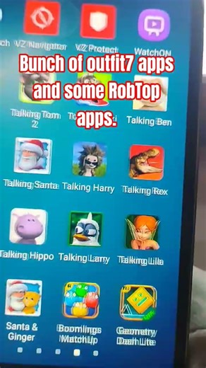 apps on Verizon Samsung Galaxy S4 (android 5.0.1 lollipop with touchwiz) #android #geometrydash