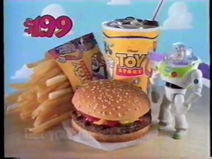 1995 Burger King "Toy Story" TV Commercial