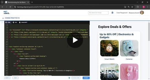 #30daysofcoding #nxtwave #ccbp #day27 #30daysofcodingchallenge #fullstack #programming #html #css #javascript #python #reactjs | Meghana Koneti