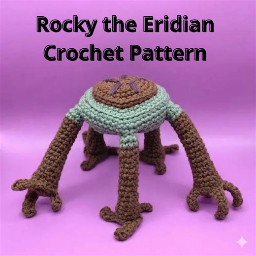 Project Hail Mary / Rocky the Eridian Amigurumi Crochet Pattern | Project Hail Mary Inspired (PDF Pattern) Rocky Amaze / I Had Potential - Etsy
