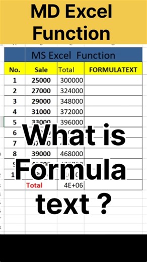 excel formulatext function of Excel #exceltips #excelformulas #exceltricks #advancedexcel #shorts