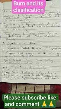 Burn and classification of burn ||degree of burn || bsc nursing || msn