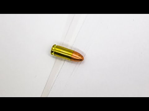 How Many Sheets of PAPER to Stop a BULLET?