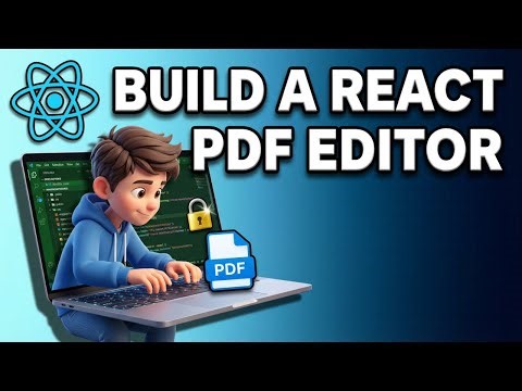 Build a React.js Client Side PDF Editor to Annotate,Encrypt & Compress Using jsPDF,PDF LIB in TS