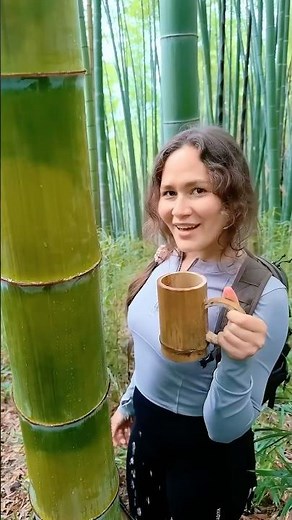 Survival Skills: How to Get Water from a Coconut Tree 🌴💧#ohd #survival #camping #bushcraft #skills