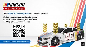 Try the NASCAR Pit Stop Game on Facebook