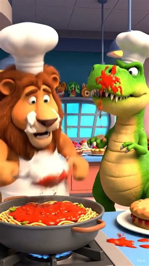 डायनासोर और शेर खाना पकाते हुए 😂🤣🤣🤣 #आनंद लें #कार्टून #सदस्यता लें #एनीमेशन #मनोरंजन #मज़ेदार