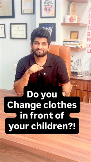 DrSayed Mujahid Husain on Instagram: "Why Parents Shouldn’t Change Clothes in Front of Their Children Changing clothes in front of children might seem harmless, but it’s an important boundary to maintain. Setting such boundaries helps children understand the concept of privacy, respect, and dignity — both for themselves and for others. When parents model privacy, it teaches kids that their bodies are private and deserve respect, building a strong sense of self-esteem and self-respect. It also pr