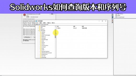 Solidworks如何查询版本和序列号
