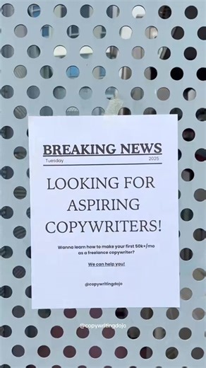 Looking for aspiring copywriters we can train for 7 days! 🤪 (hindi po kami hiring, k?) ‍‍ ‍‍ This is for you if you want to start working from home being paid to write. ‍‍ ‍‍ Why copywriting vs. other skills? ‍‍ ‍‍‍‍ ‍‍ ❌ VA = highly saturated ❌ other high income skill = too techie ✅ copywriting = write like a 5th grader ‍‍ ‍‍‍‍ ‍‍ (of course, 'di ganun ka simple haha) ‍‍ ‍‍‍‍ ‍‍ Plus, copywriting is the HIGHEST PAID writing skill in the freelancing world! ‍‍ ‍‍‍‍ ‍‍ Believe it or not, even new