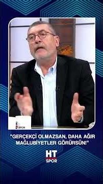 Cem Dizdar: Gerçekçi olmazsan, daha ağır mağlubiyetler görürsün!