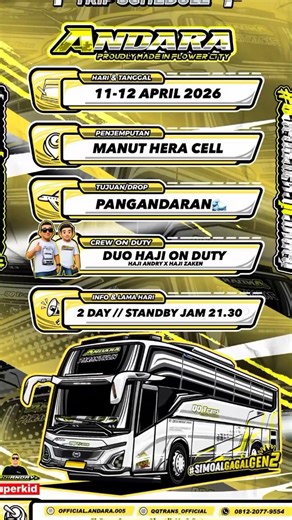 INI DIA LINE UP BUS YANG PULANG TANGGAL 12 APRIL 2026#shorts#fypviralシ#teloletbasuri#busmania#lineup