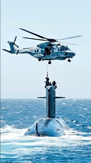 French Special Forces Training: Helicopter & Submarine Ops! 🚁 #SpecialForces #FrenchNavy #Military