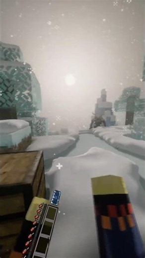 Realistic Winter Mod #vr #minecraft #newvrgames