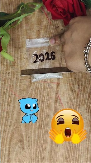 New Year 2026 Craft 🎊🎈#viral #craft #youtubeshorts #tranding #tutorial #shorts #diy