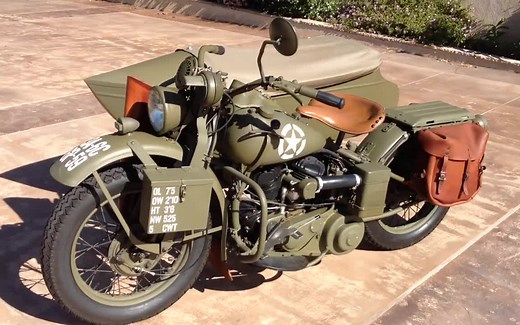 1942 哈雷戴维森 WLA Sidecar