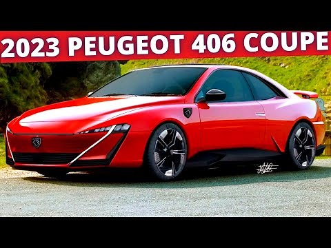 All New 2023 Peugeot 406 Coupe - Minimalist EV Design!