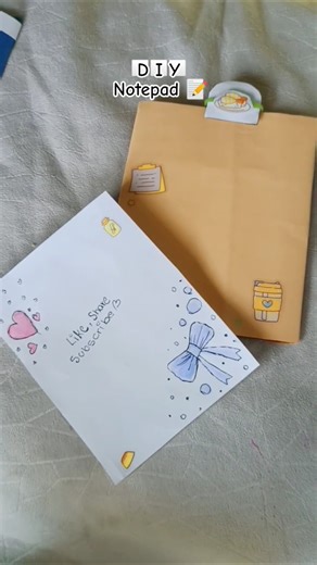 DIY notepad tutorial #diy #art #notepads #tutorial #trending #shorts