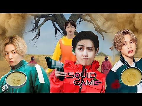 BTS play Squidgame MAKE dalgona Candy 🍭 Hindi dub // Part-1