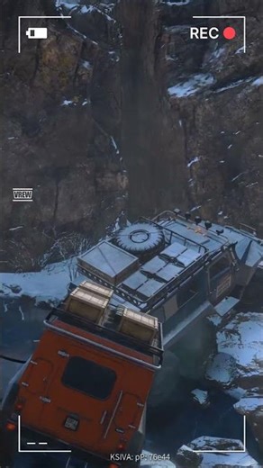 Explore Lake Kovd, cliff. 🚙SnowRunner Yar-87&trailer