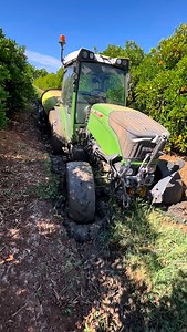 Stationary Fendt.. 🚜😅 By @saantos23 #fendt #garden #tree #tractor #fail #tractorfails #farmlife #agriculture | Tractor Fails