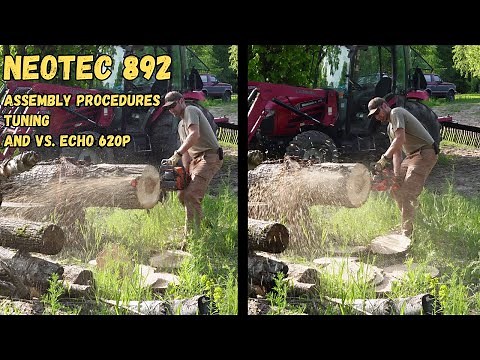 Neotec 892 Stihl clone chainsaw assembly, tune and test