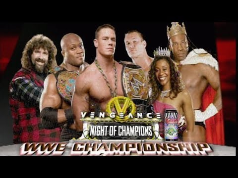 John Cena vs Randy Orton vs Bobby Lashley vs Booker T vs Mick Foley Vengeance 2007 Highlights