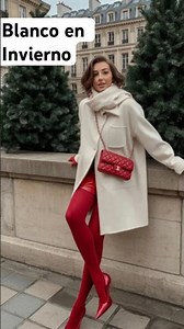 Como usar BLANCO en INVIERNO #blanco #colores #combinar #ropa #mujer #moda #tendencias