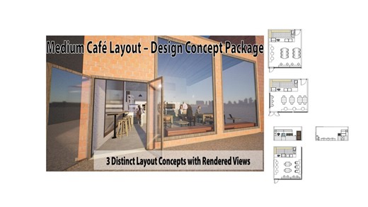 Medium Café Layout – Design Concept Package - Etsy