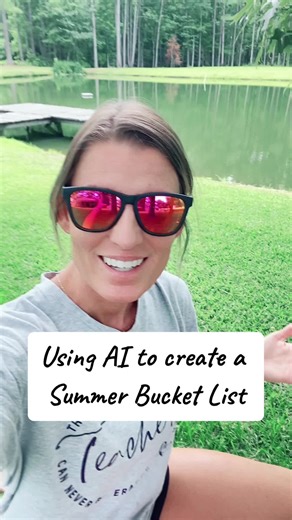 Create a Summer Bucket List- You will not regret it! ⬇️ In the comments, share a fun idea on your summer bucket list! . . . #teacherreels #aitools #aitoolsforteachers #summerbucketlist #teachersonbreak