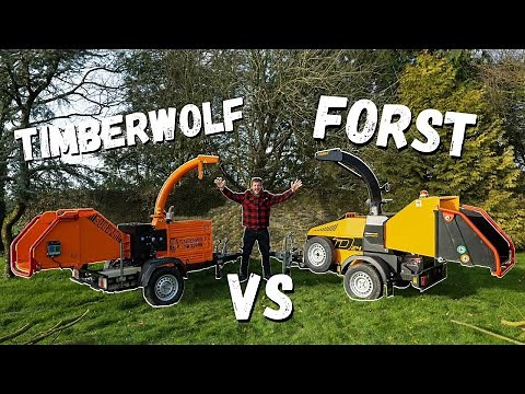 Timberwolf VS Forst Chippers #treesurgeon #woodchipper #treework