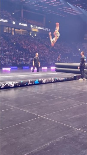 This flip is insane!🤯#airtrack #gymnast #gymnastics #flips #flip #tumbling #trampoline