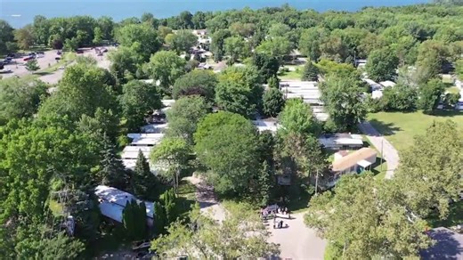 Euclid Beach mobile home site now Cleveland Metroparks