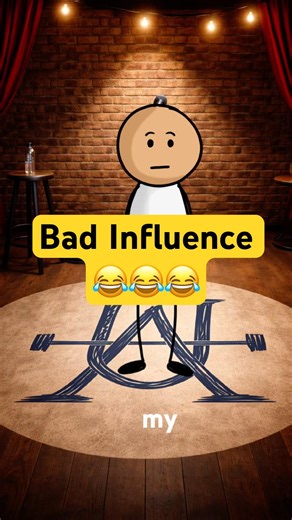 She said am a bad influence to her husband #club #comedy #standupcomedy #comedyshorts