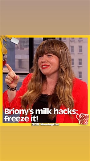16K views · 85 reactions | 拏We waste around 6 million glasses of milk a day. Here’s cook Briony May with her milk hacks and why it’s so useful to freeze it! 拏 We’ll be back on Monday 21st October at 9.30am. You can watch all our shows, until then, on BBC iPlayer. #Hacks #CookingHacks #Milk #MilkHacks | BBC Morning Live | Facebook