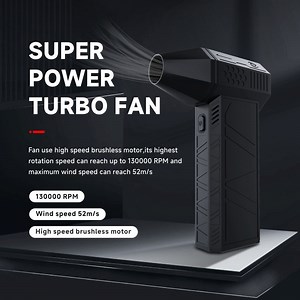 [Hot Item] 130000rpm Jet Fan Turbo Outdoor Portable Mini Turbo Jet Fan Electric High Efficiency Turbo Jet Fan
