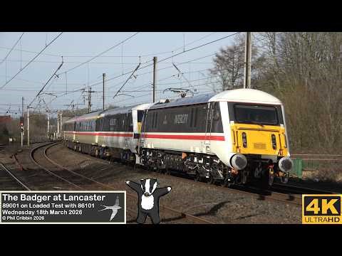 89001 Loaded Test Run at Lancaster - 18th March 2026