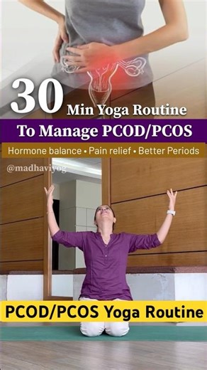 📌 PCOS/PCOD Symptoms? Start This 30-Minute Routine Today #pcos #pcod #yogaforpcos #pcodyoga